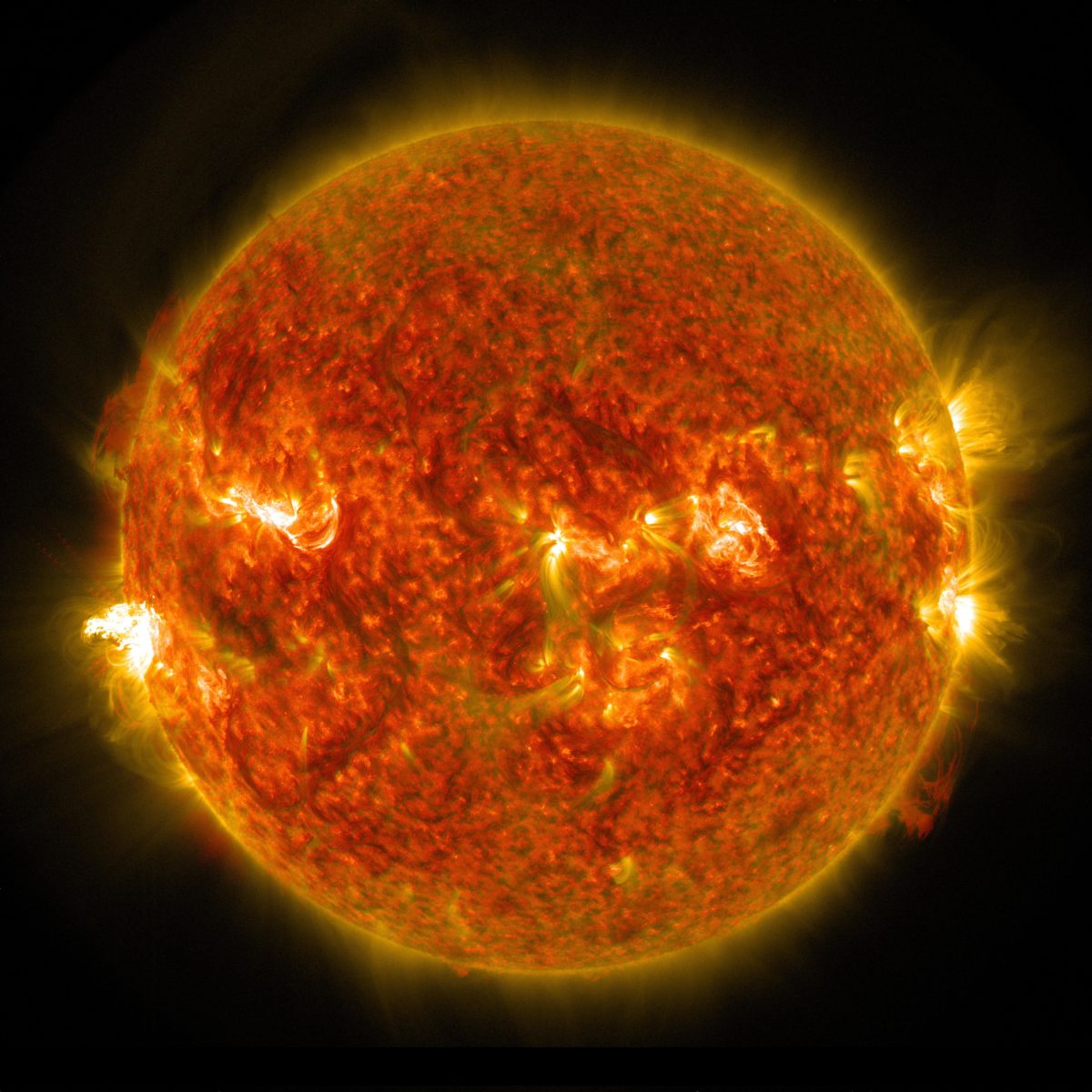 Sun and solar flares